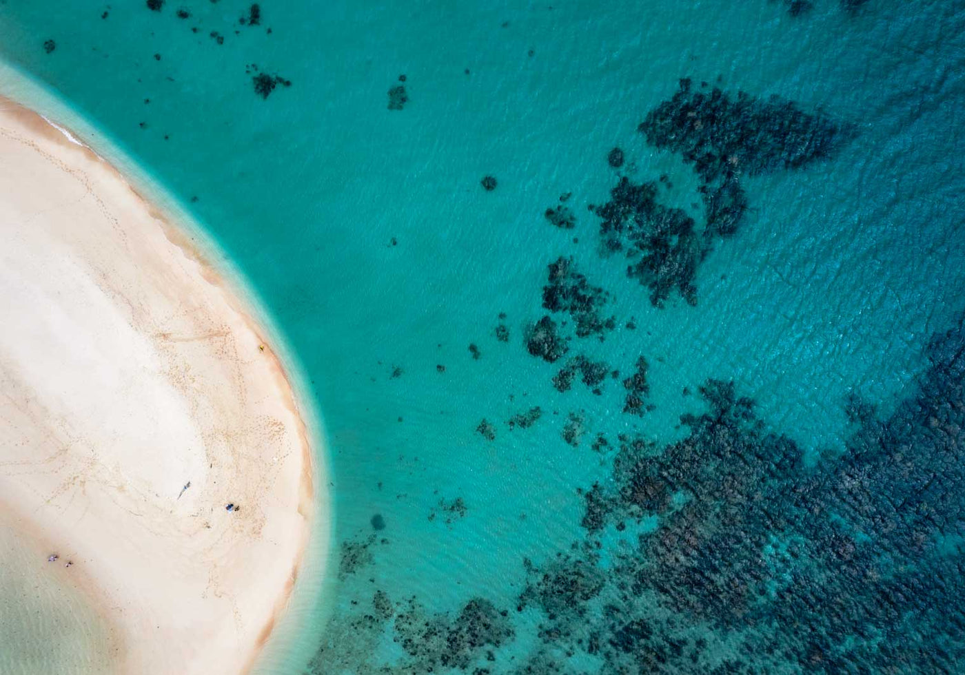 aerial landscape photograph mackay cay